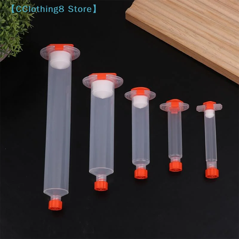 Dispensing Cylinder Syringe PP Tube Flux Container USA Type Glue Cockroach Cartridge Barrel 3CC 5CC 10CC 30CC 50CC【AliS8】