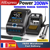 FNIRSI DWS-200 200W Power Repaid healing Iron Staion C210 C245 Solder Iron hand Electronic Welding Rework Station