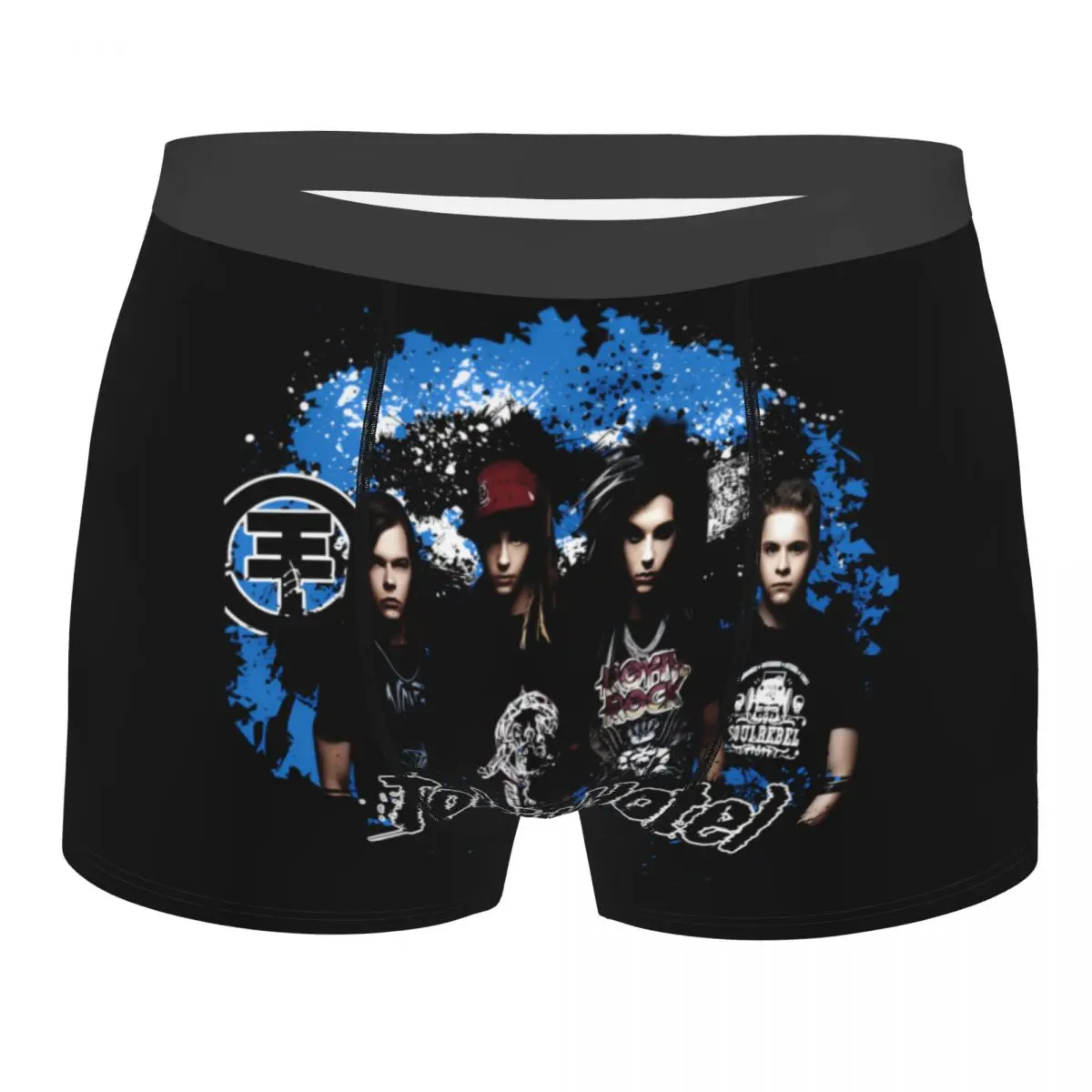Мужское модное нижнее белье Tokio Hotels Heavy Metal Pop Rock, трусы-боксеры, мужские мягкие шорты, трусы
