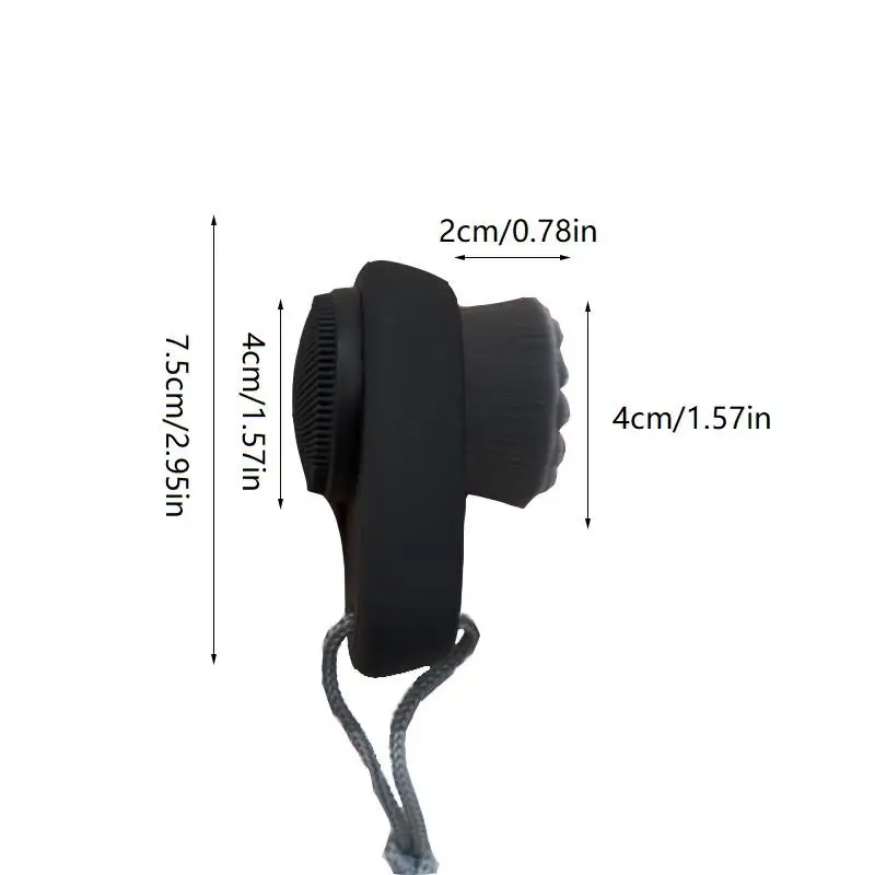 Double-Sided Face Brush 2-in-1 Exfoliating & Massage Tool Spa Wrist Washband Silicone Cleansing Brush For Deep Pore Clean