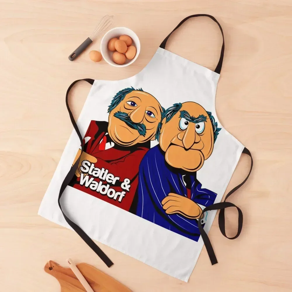 

Statler and Waldorf Apron professional hairdressing Funny japanese woman Custom Apron