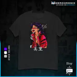 T-shirt Anime Neon Genesis - Misato COLORED