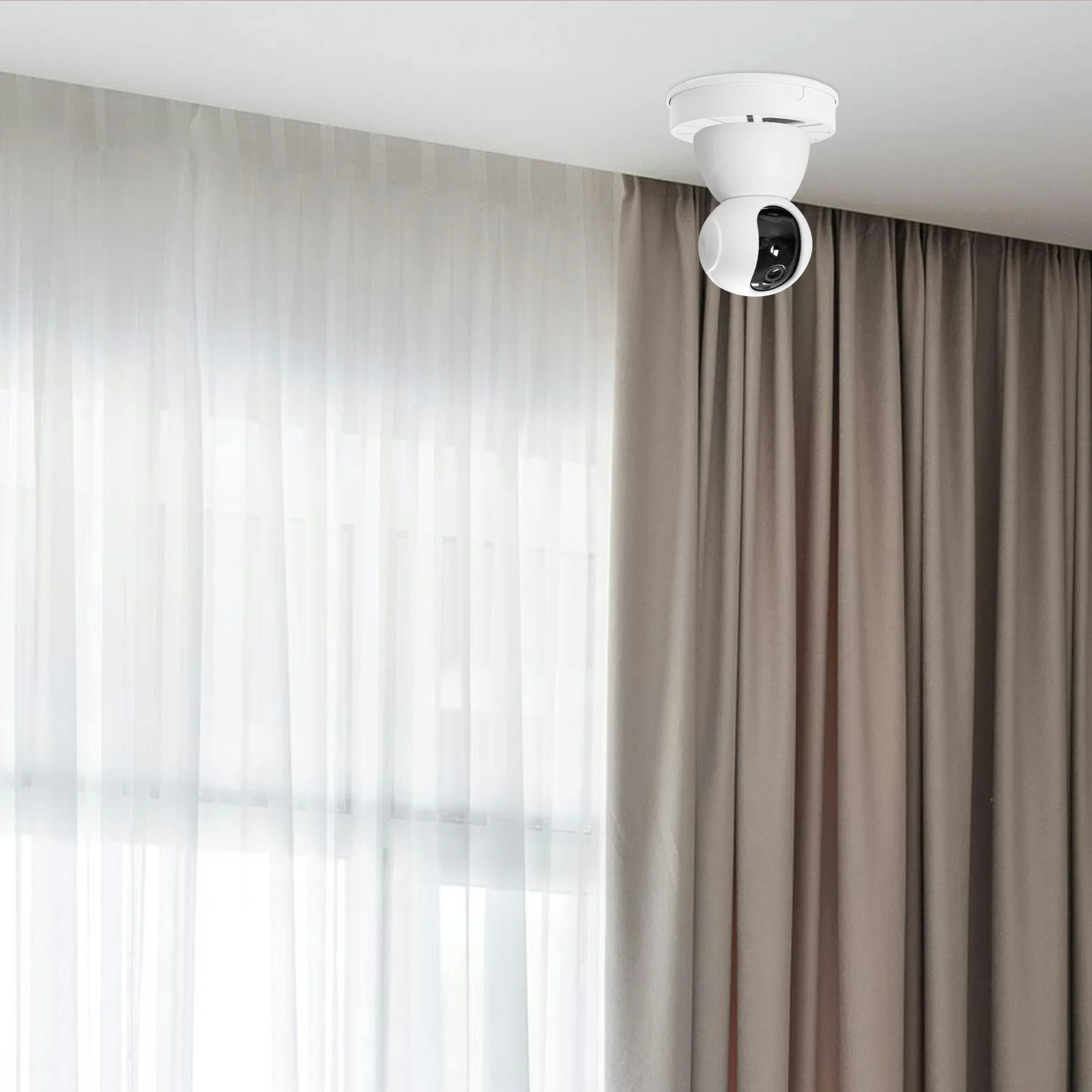 

Junction Box for Security Camera Compact Ceiling Mount Cable Cover Wire Protector Cable Organizer for Dome Cameras