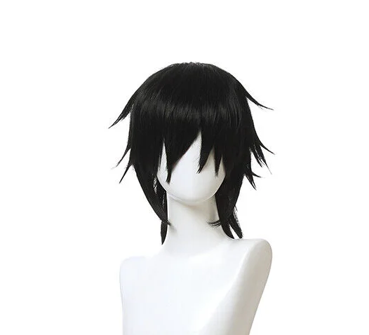 

Kimetsu no Yaiba Tomioka Giyuu Long Straight Black Synthetic Wigs