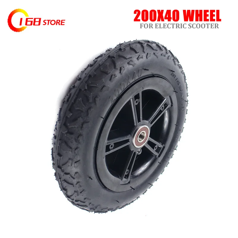 High Performance 200X40 8 Inch Rubber Wheel  Tires Fits Folding Bicycle Electric Scooter Motorcycle Baby\'s Car 200*40 Tyre