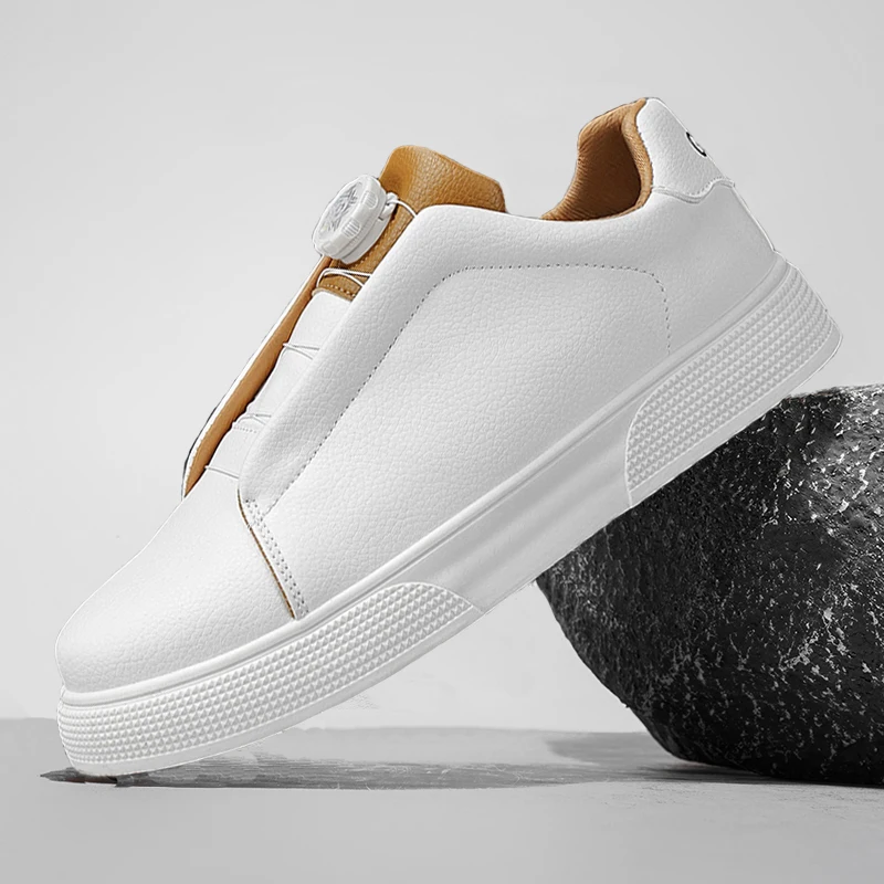 Men's casual skate shoes, sports casual shoes, and everyday outdoor hiking shoes, available in black, white, and blue