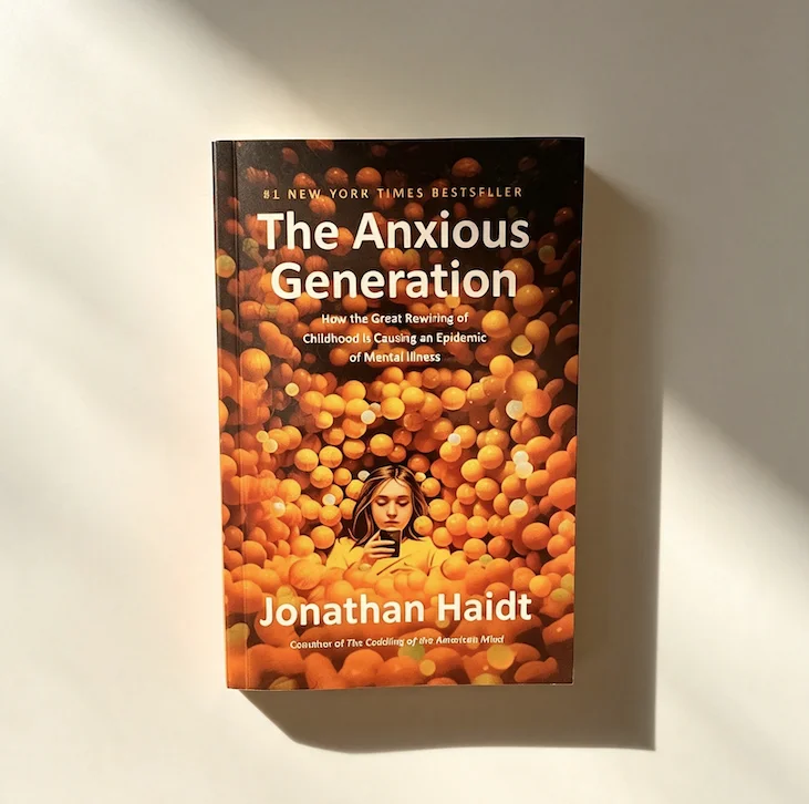 The Anxious Generation Jonathan Haidt Psychology Book Parenting Mental Health Self Improvement Book