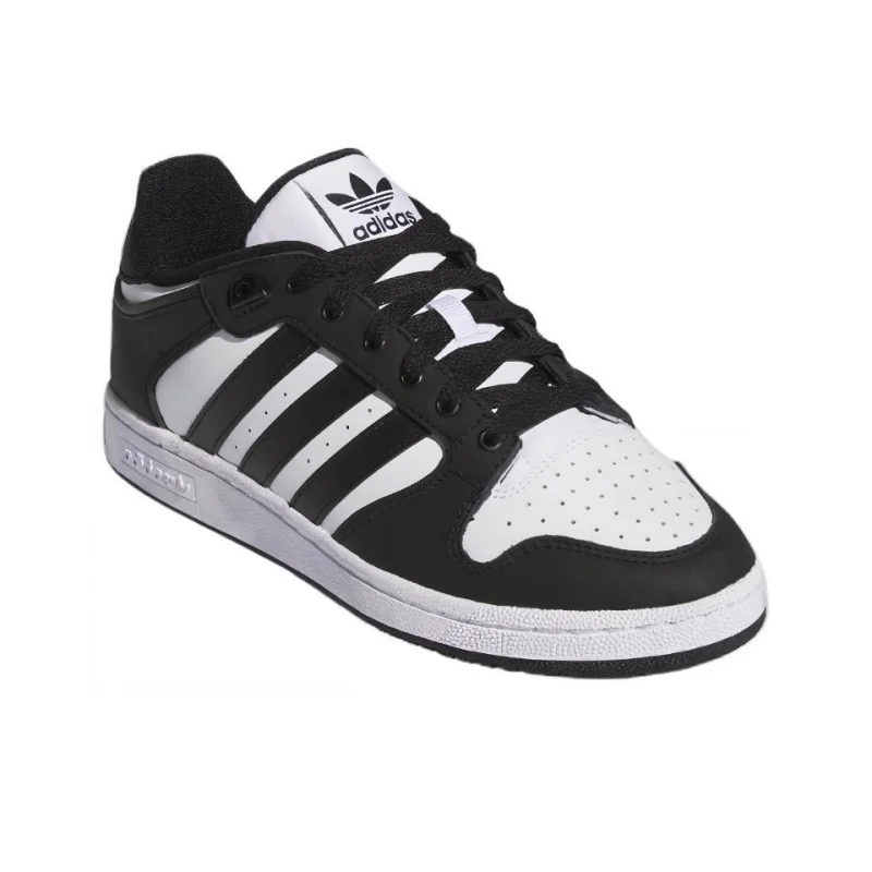 

Adidas Trefoil Black and White Comfortable and Durable Everyday Skate Shoes for Men and Women, New Centennial Rm Textured Trendy Footwear, Outdoor Low-Top Sneakers, Retro Fashion Lightweight Basketball-Style Commuting Flat Shoes, Versatile Shoe Ig9110