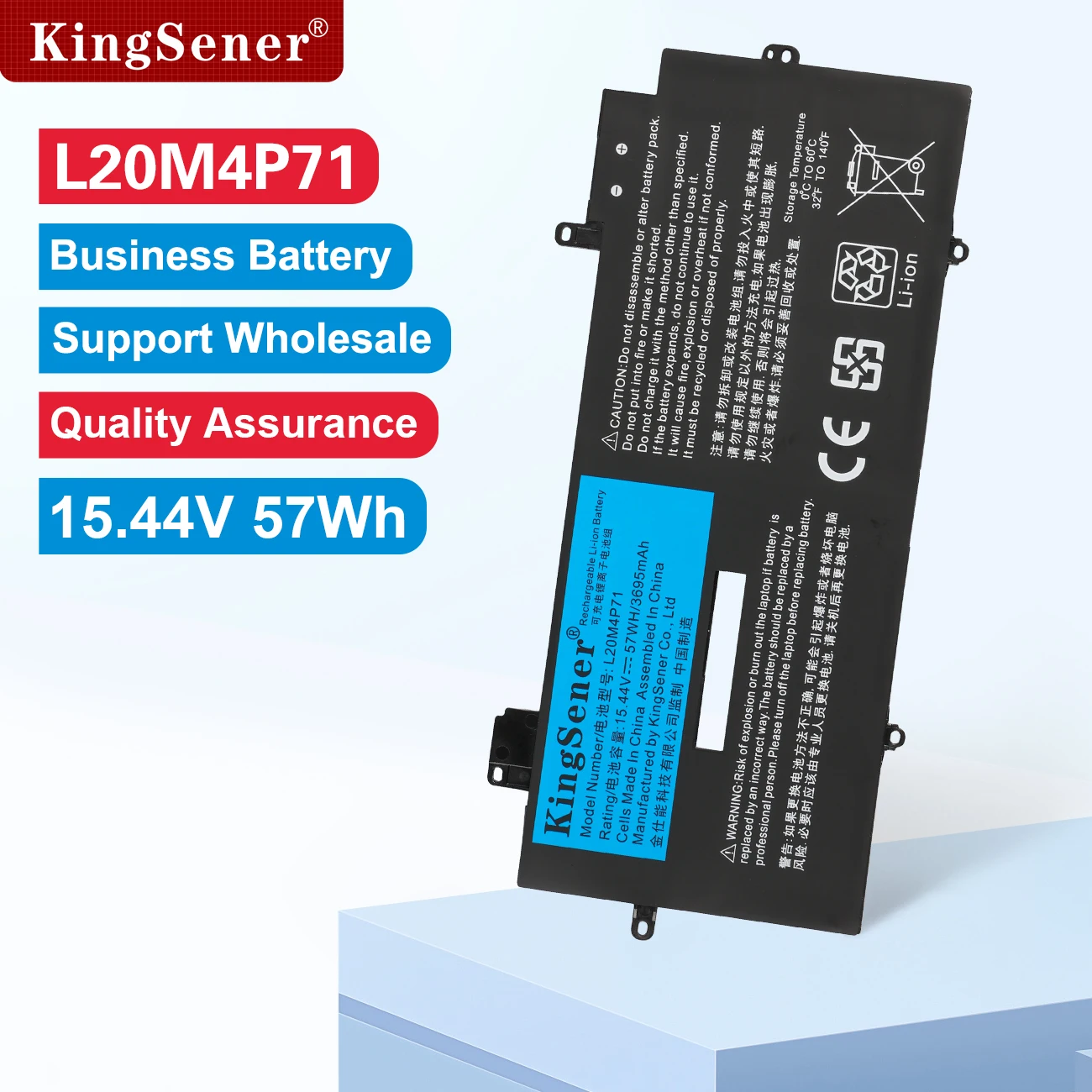 KingSener L20C4P71 L20M4P71 Battery For Lenovo ThinkPad X1 Carbon Gen 9 10 X1 Yoga 6th 7th Gen 6 7 Series L20D4P71 L20L4P71