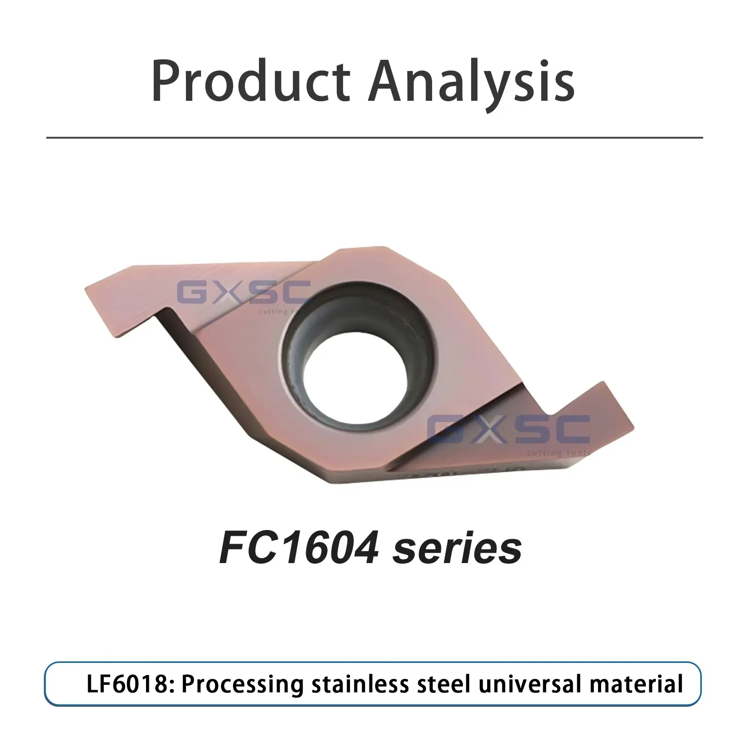 FC1604R100-1.0/150-1.5/200-2.0/250-2.5 LF6018 DESKAR Grooving Inserts FC1604R Series Stainless Steel End Face Slotting Inserts