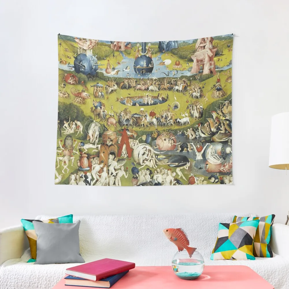 The Garden of Earthly Delights by Hieronymus Bosch Tapestry Wall Decoration Items Things To Decorate The Room Tapestry