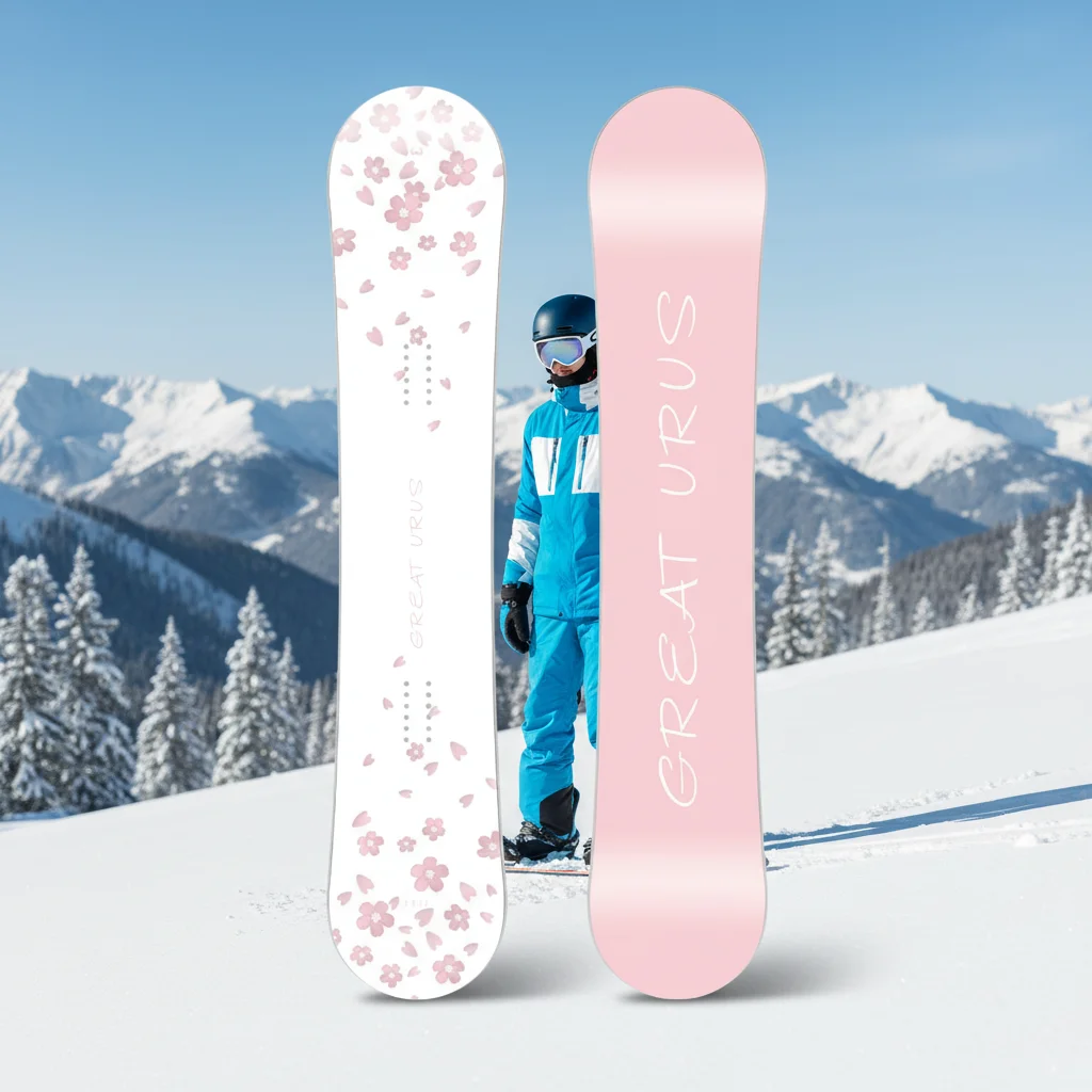 

Sakura Adult Women's Two-Way All-Round Beginner Snowboard Set All-Terrain Park Mountain Use Skiing Board Wholesale