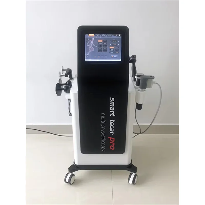 EMS RET/CET Tecar Shock Wave Ultrasound Diathermy Capactive Resistive Energy Electric Muscle Stimulation Physiotherapy Machine