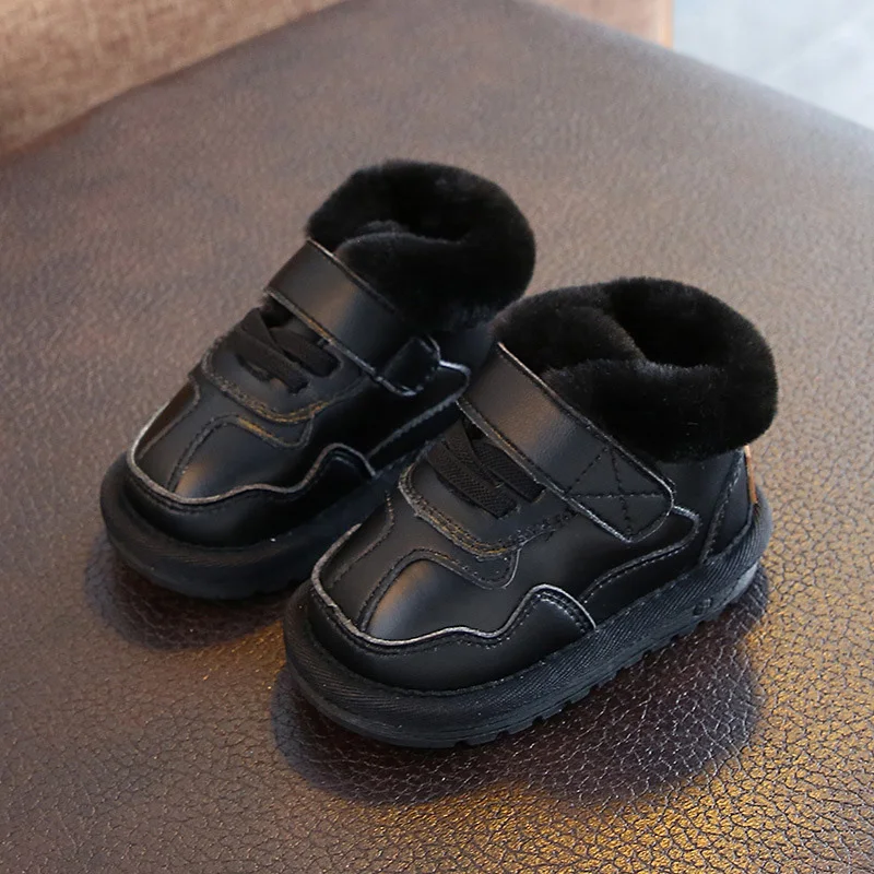 Stivali da bambino invernali scarpe da passeggio per bambini ragazzi ragazze caldi primi camminatori stivali da neve antiscivolo impermeabili SXX047