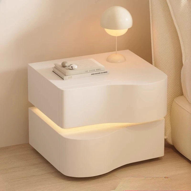 

Headboards White Bedside Table Wood Patio Mirror Coffee Luxury Bedside Table Korean Bedroom Criado Mudo Garden Furniture Sets