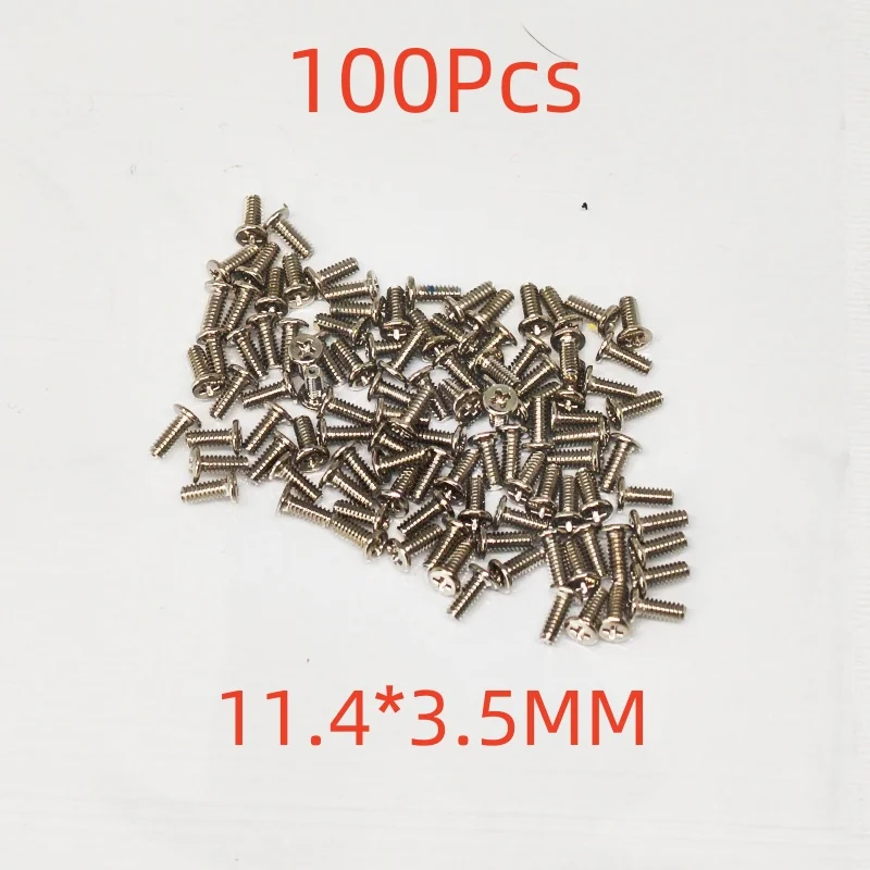 100Pcs/Lot 3.5mm Screws for Samsung Galaxy S21 S22 S23 S24 Ultra S8 S9 S10 S20 Plus Note 20 Ultra Note 10 Plus 9 8 Screw Repair