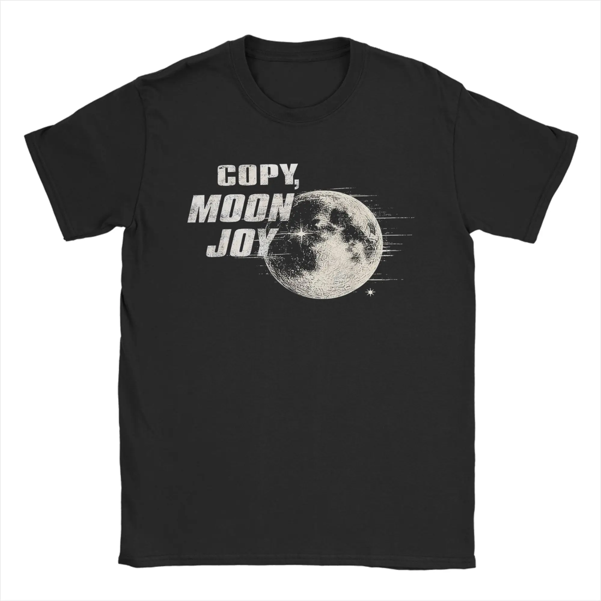 Men Women's Copy Moon Joy Artemis 2 T Shirt  Pure Cotton Tops Funny Short Sleeve Round Neck Tees Graphic Printed T-Shirt