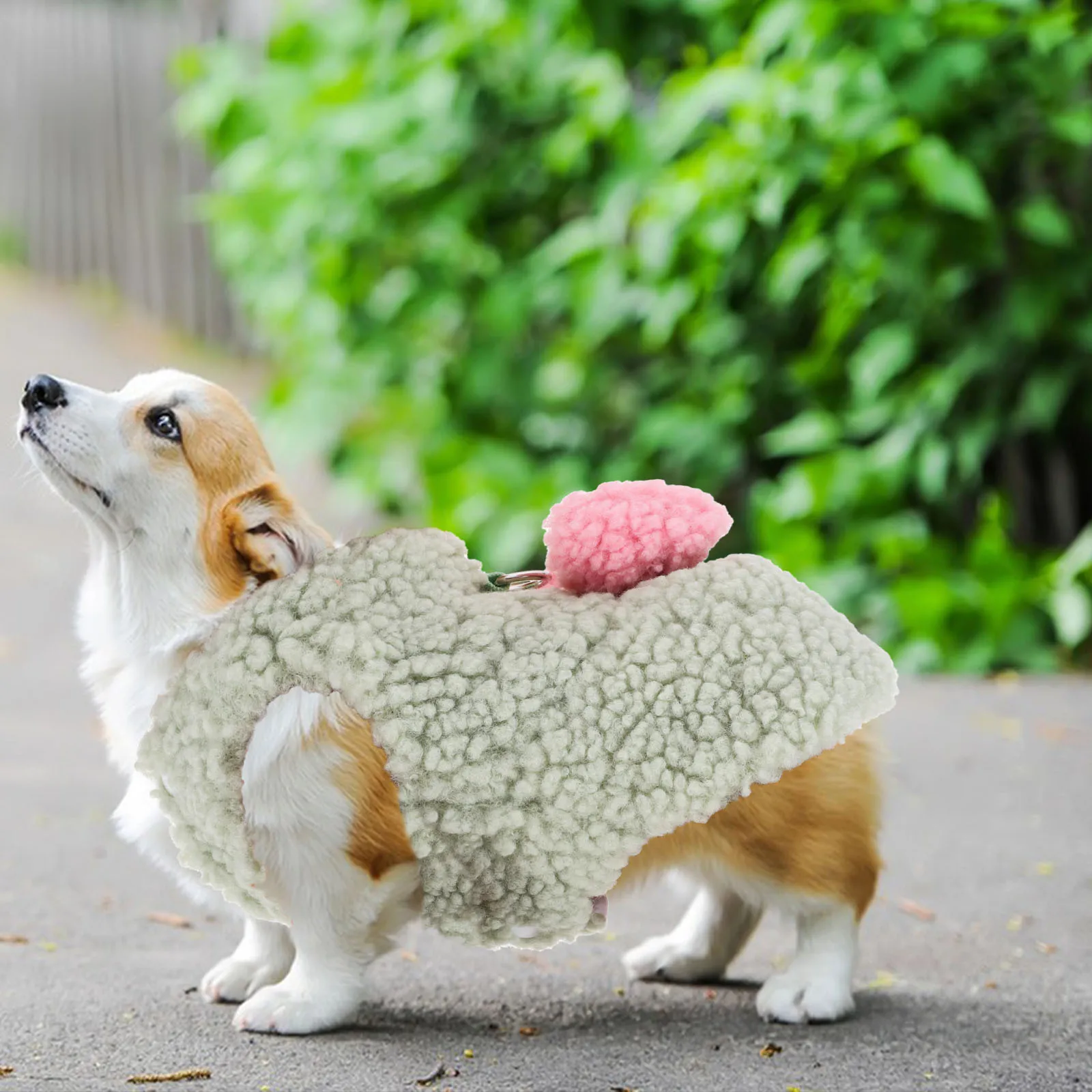 

Bowknot Dog Clothes Winter Warm Puppy Pet Clothes Lightweight Comfortable Thermal Dog Coat Windproof Pet Costume