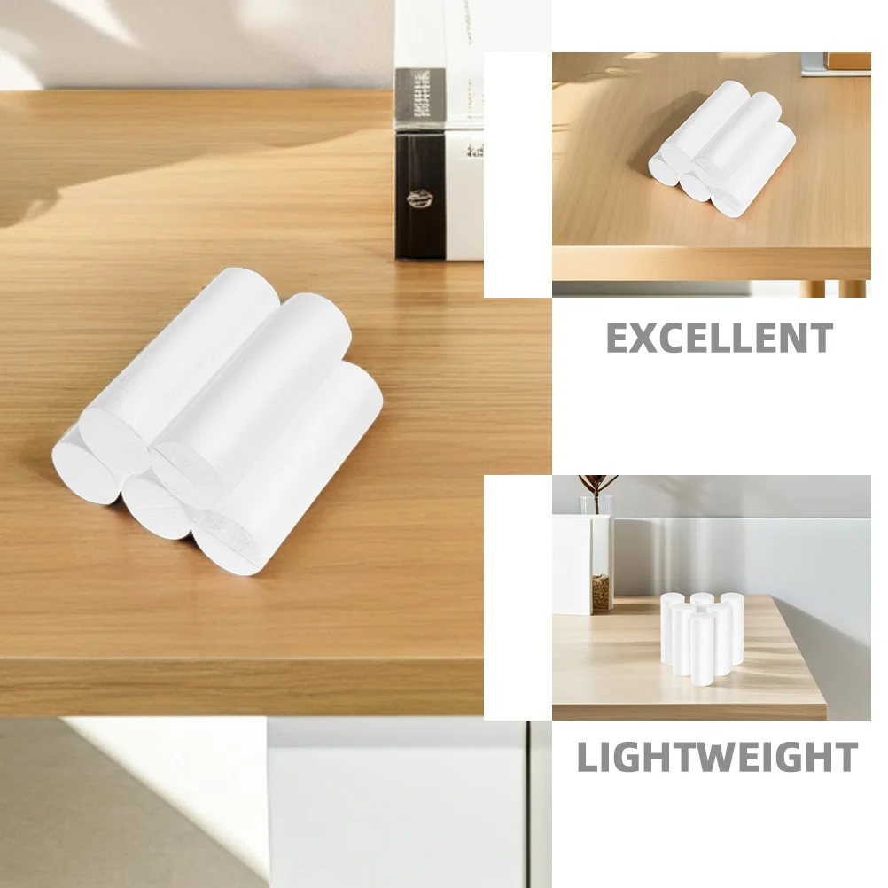 20 قطعة اسطوانات رغوة بيضاء DIY بها بنفسك لوازم الحرفية 12.5 سنتيمتر x 3.5 سنتيمتر حفل زفاف الديكور ترتيب الأزهار البوليسترين