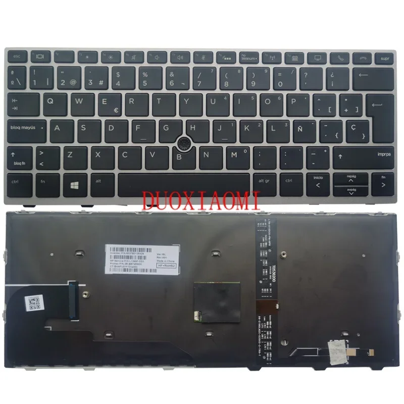 

Laptop new for HP EliteBook 730 735 836 830 G5 G6 Latin/Spanish keyboard backlit