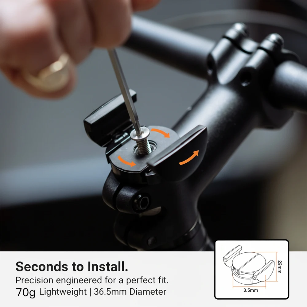 Universelle Minimalistische Fahrrad-Handyhalterung Vorbaukappe Schnellverschluss Lenkerhalterung Garmin-Kompatibel MTB Rennrad – Detail 5