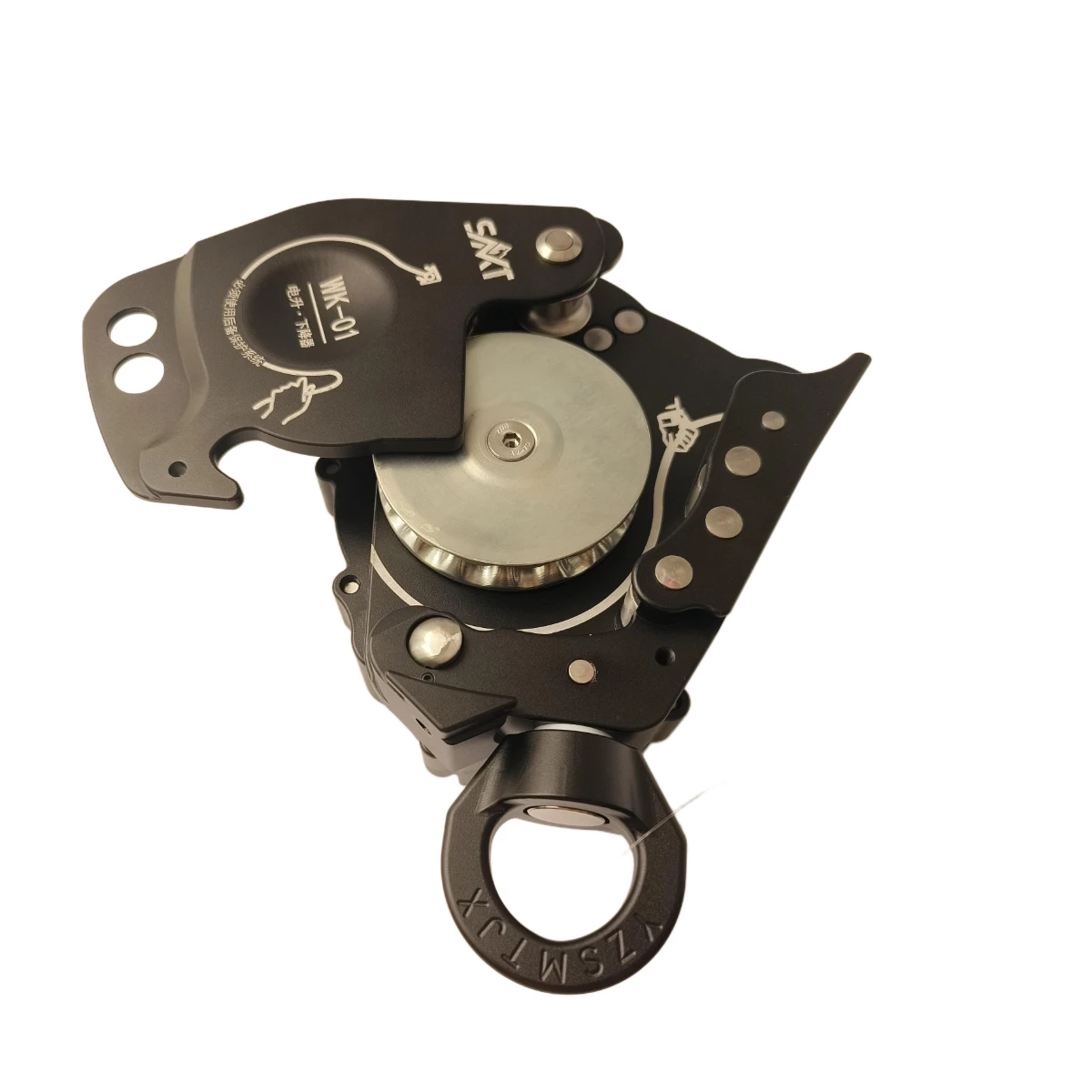 AWAH SMT MINI new Ascent Descent Device Lift Descender with Universal Joint for 5kg-150kg Wokring Load Aerial Work/Climb