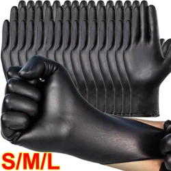 100/1PCS Guanti in nitrile nero Guanti per pulizia monouso impermeabili Lavori domestici Guanti per l'industria dei piatti Utensili da cucina per la cucina