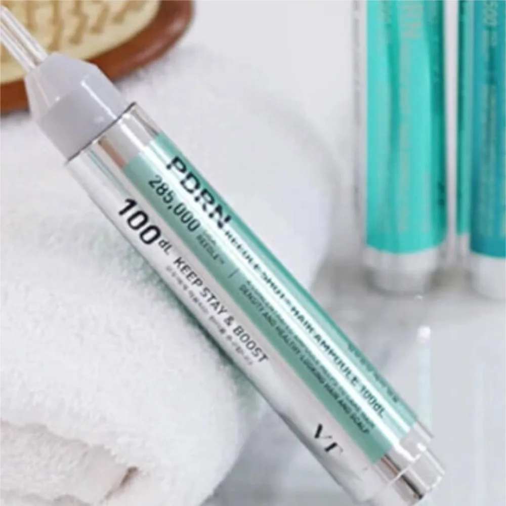 

Korean VT PDRN Reedle Shot Hair Ampoule 100dL Nourish Soothes The Scalp Perfect For Daily Hair Care Collagen Intense Hair Serum