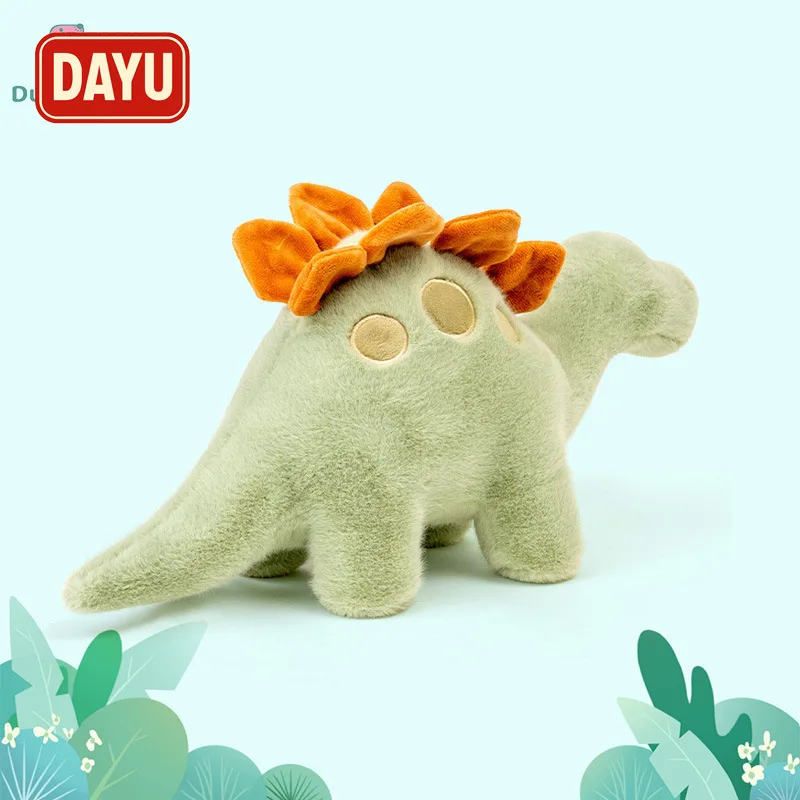 Stegosaurus Dinosaur Plushie with Back Plate Design Stuffed Animal Doll Cute Bedroom Decor Gift for Children All Ages