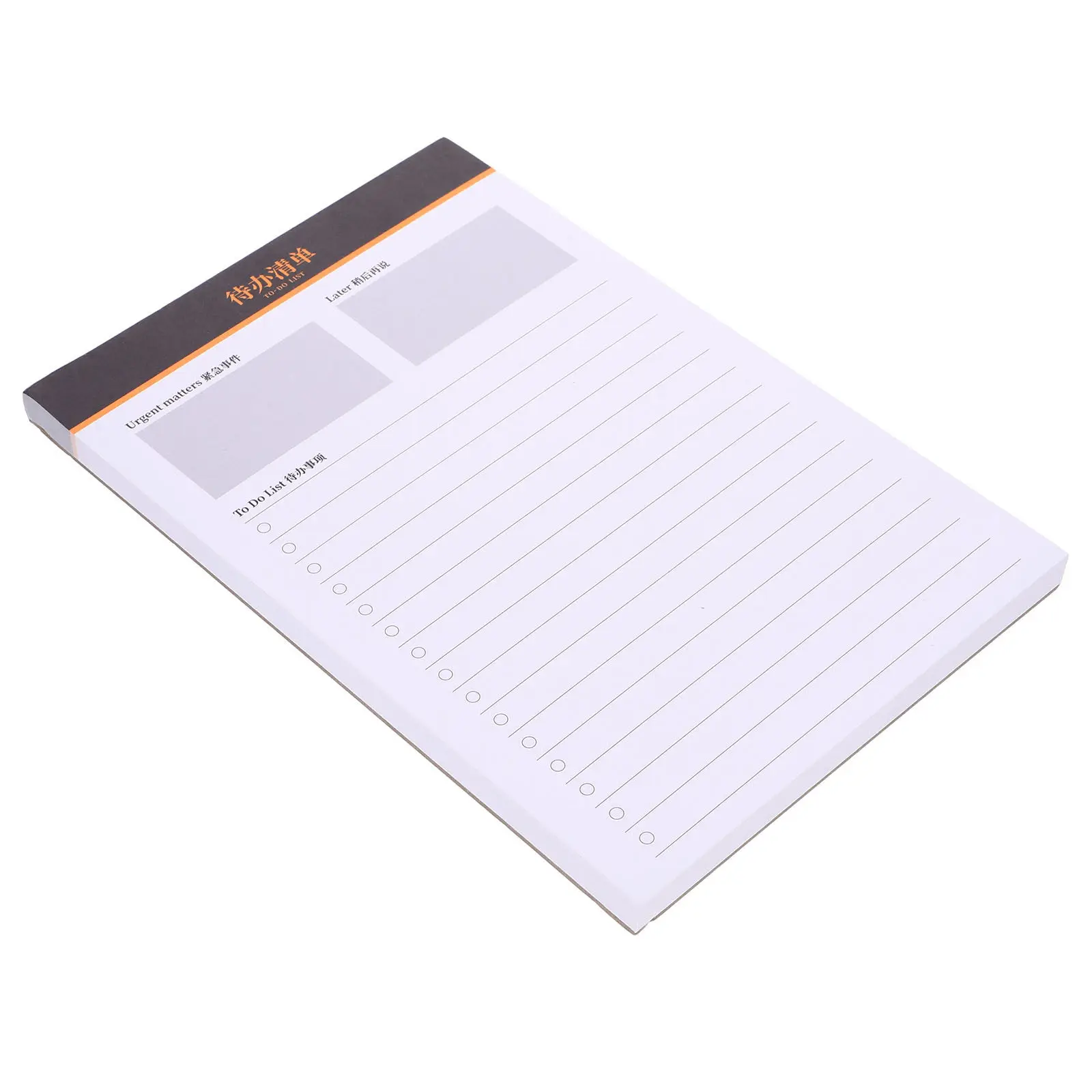 

Tear-Off Daily Planner Notepad with College Ruled Pages Smooth Writing Paper Lightweight Portable Schedule Memo Pad for Students