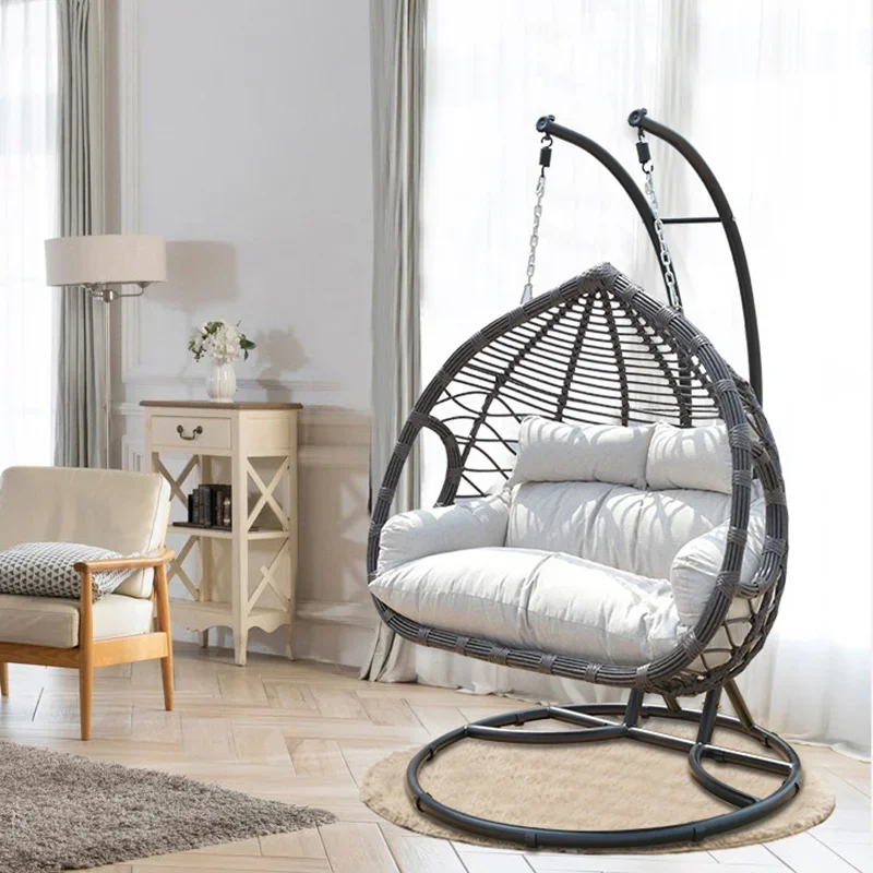 

Retro Balcony Hanging Chair Indoor Cheap Hammock Swing Hanging Chair Outdoor Garden Sedie Da Giardino Esterno Chair Decor