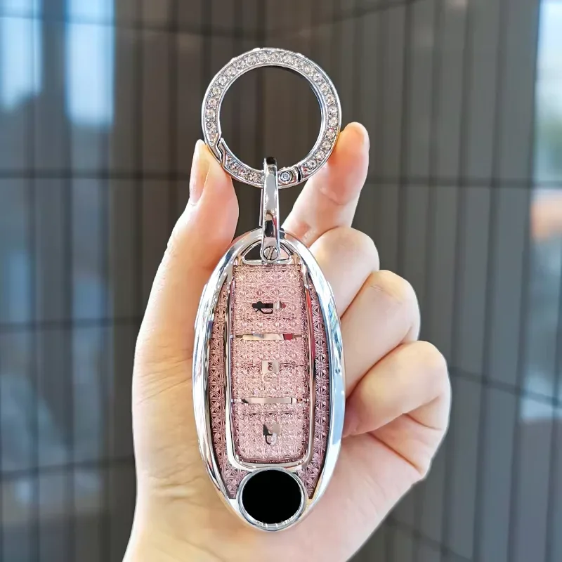 مناسبة لنيسان 14th الجيل الكلاسيكية سيلفي Keycase الشاي قاشقاي X-Trail تيدا مورانو صني غطاء المفاتيح Keyshell المفاتيح