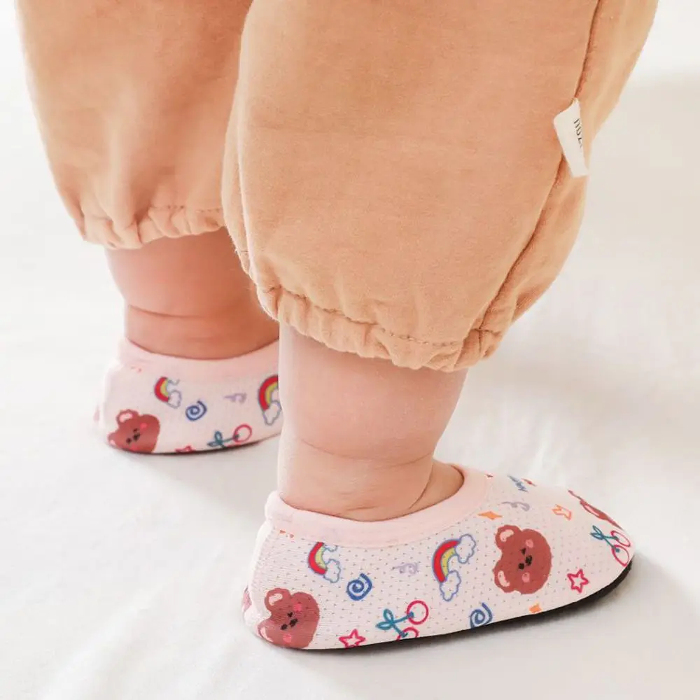 

Adorable Nonslip Floor Shoes Mesh Cotton Fruit Baby Toddler Sock Shoes Soft Sole Shoes Infant Slippers Cartoon First Walkers