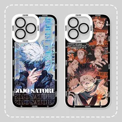 Anime Jujutsu Kaisen Gojo Case For Samsung Galaxy S24 S23 S22 Ultra S21 S20 FE Note 20 10 Plus A15 A25 A35 A55 Soft Back Cover