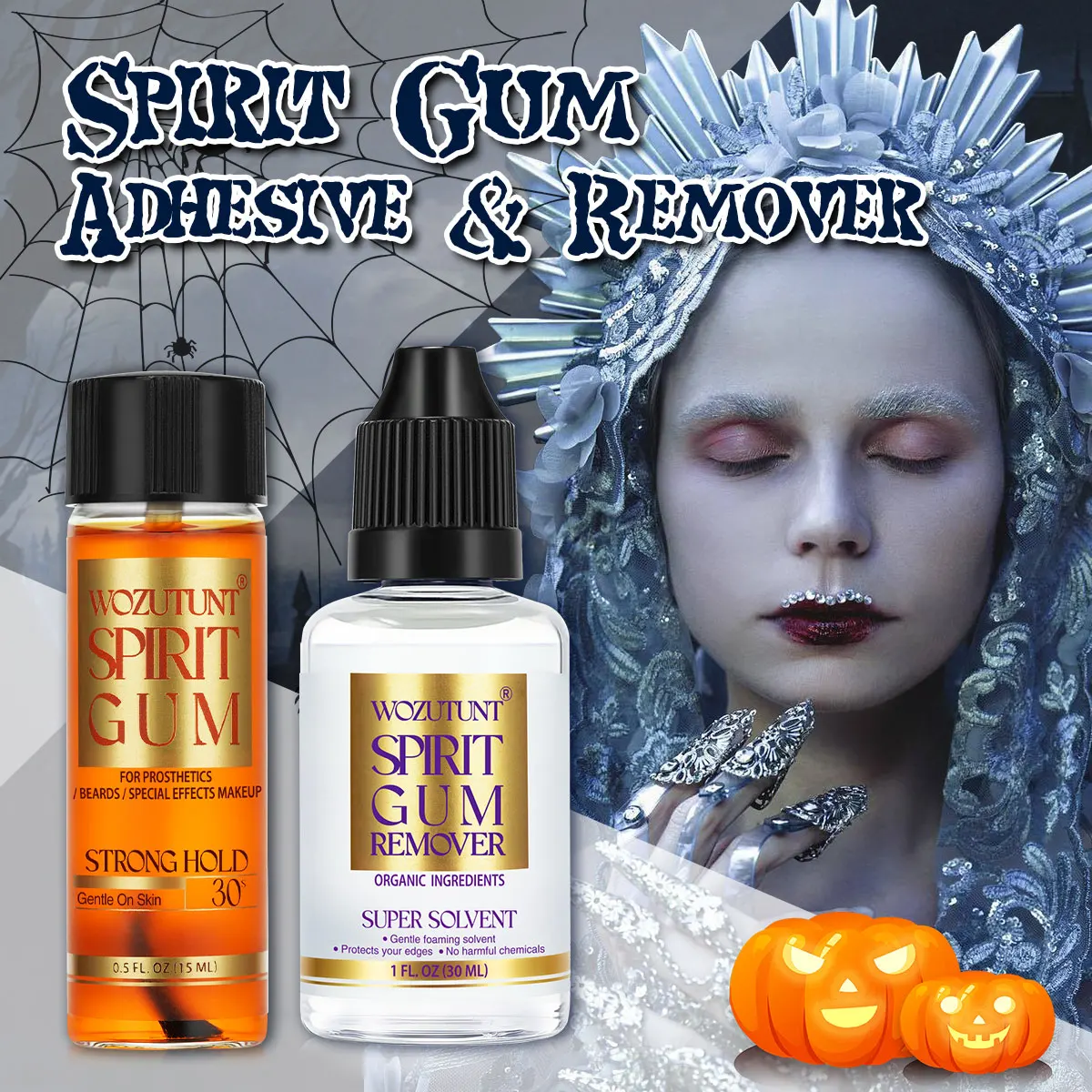 Easter Professional Prosthetic Makeup Glue Strong Adhesive Spirit Gum Cosplay Multifunctional Special Effect Makeup Glue Remover