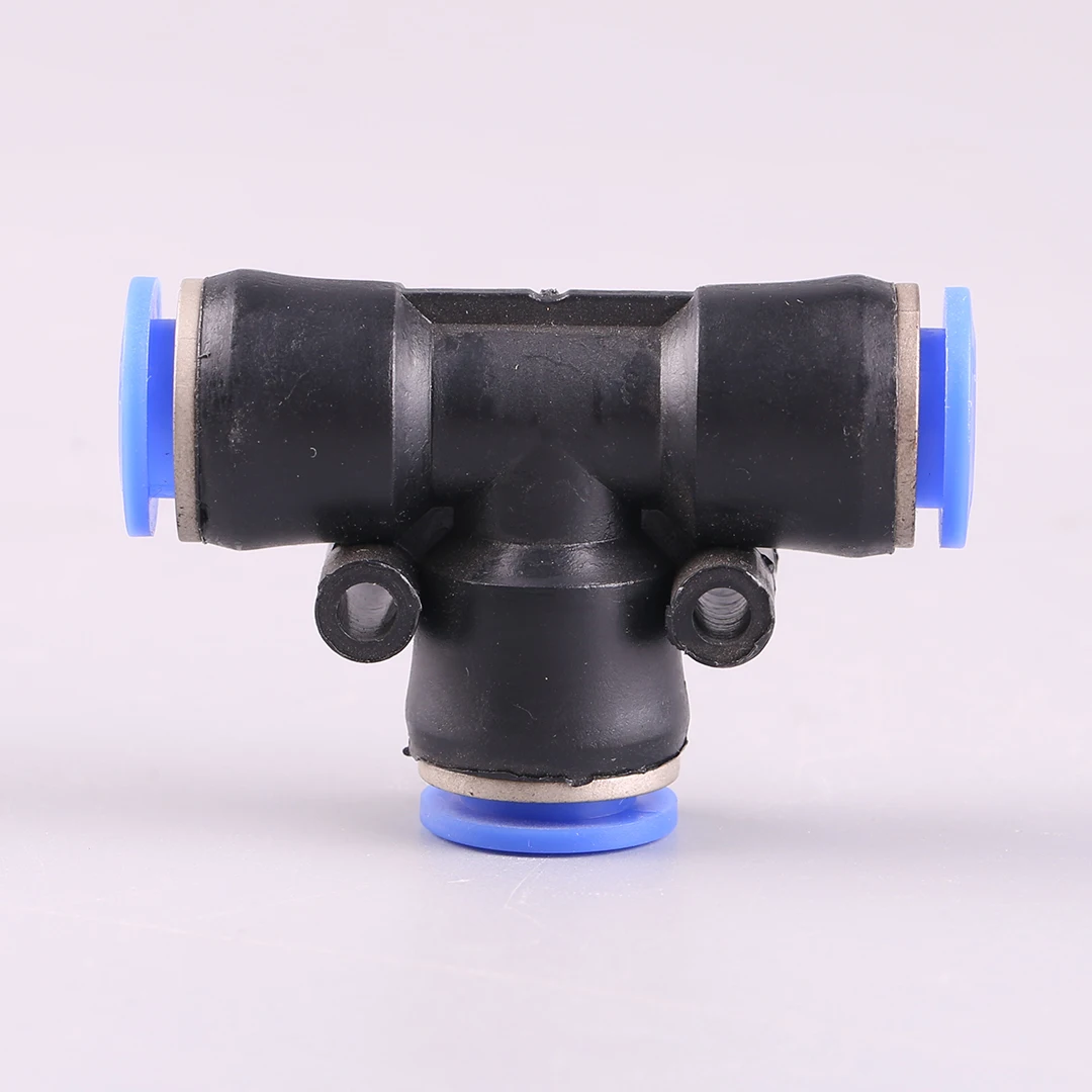 CZ 6 8 10 12mm Tee Quick Installation Of Transfer Joints For Agricultural Plant Protection UAV T-type Tube Three-way Connection