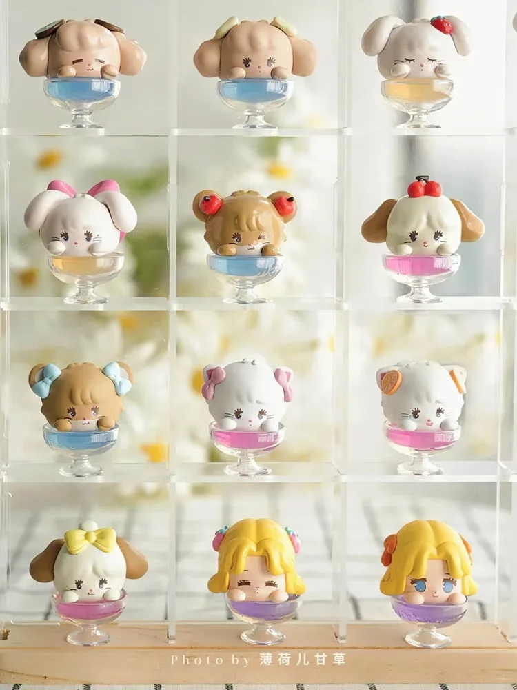 

MINISO MIKKO Cheers Mini Blind Box Figurine Cute Collectible Model Toy Desktop ornament Birthday Gift
