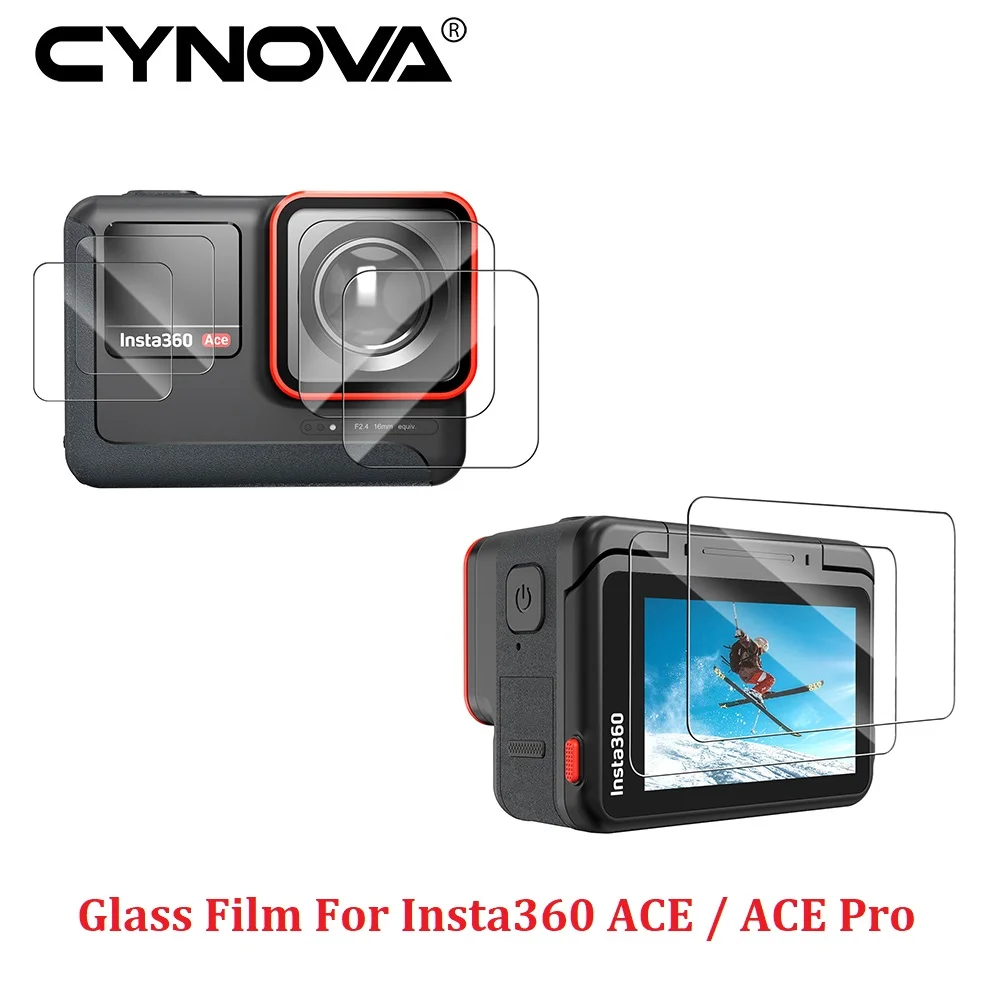 CYNOVA 2.5D Tempered glass Film For Insta360 Ace / Ace Pro Screen Protector Lens Film