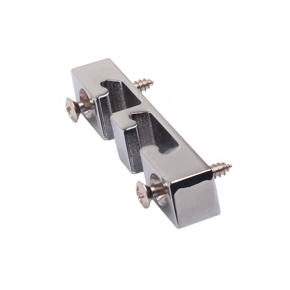 

3 String Bass Guitar Zinc Alloy Retainer Chrome Color Durable Practical High Strength String Guides Guitar Accessories