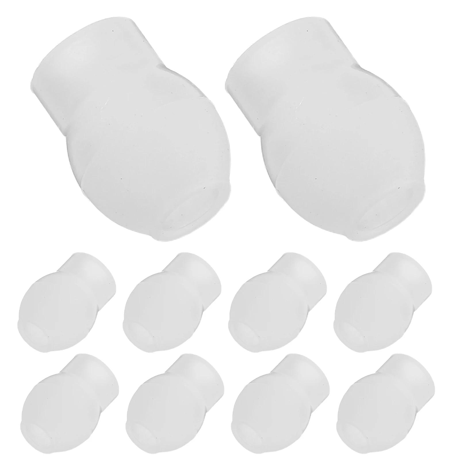 

10Pcs Silicone Earplugs Universal Replacement Earpieces Soft Sealing Stethoscope Tips Comfortable Durable Silicone Earplugs