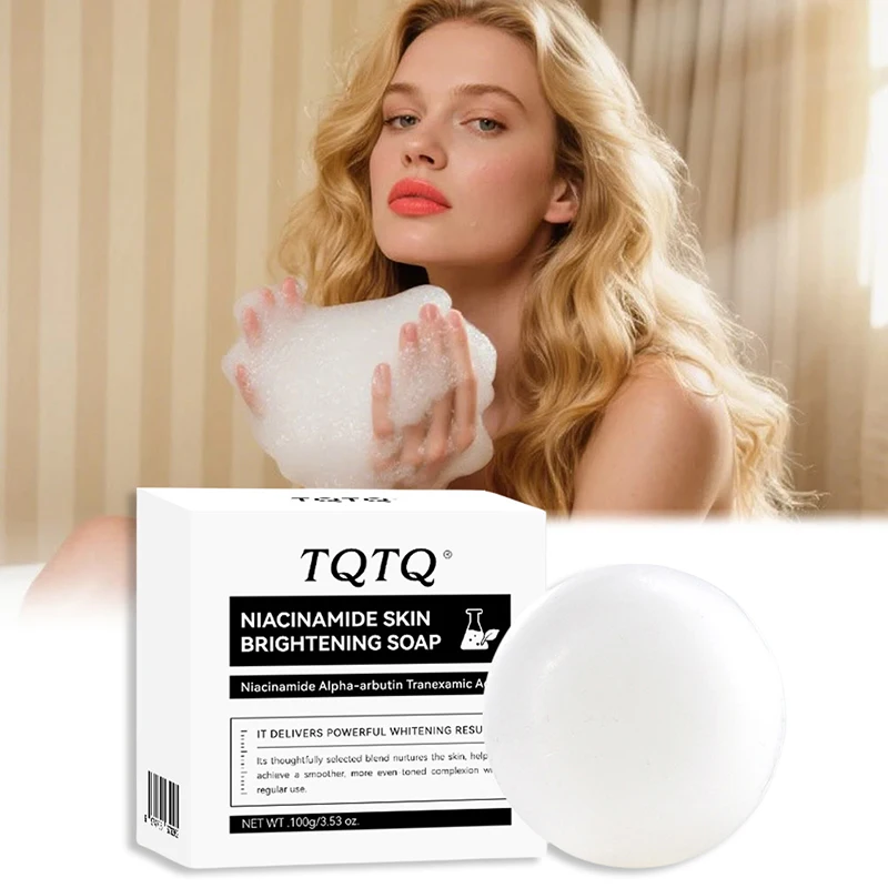 Niacinamide Coconut Oil Handmade Soap 100g Gentle Clean Without Tightness Improving Dullness Moisturizes Exfoliating Bath Soap