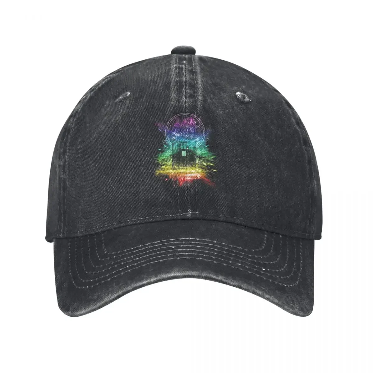 Time Storm-rainbow Version Racerback Baseball Cap Cotton Hats Cowboy Caps Unisex