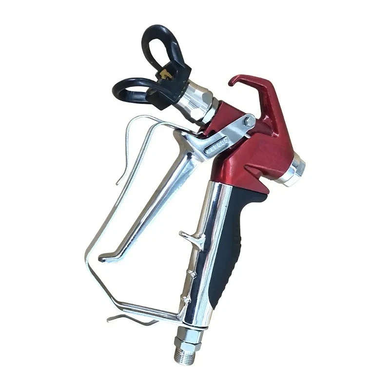 Latex Paint Oil High Pressure Airless Sprayer Straight Rod Gun