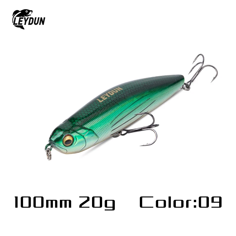 LEYDUN Z-Claw Vissen Lokt Drijvend Potlood 86mm 100mm 120mm Topwater Hard Baits Oppervlak Stickbait Goede actie Bass Wobblers