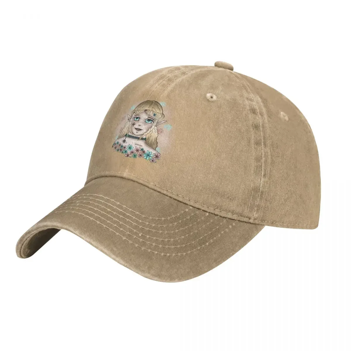 Little flower elf? Cowboy Hat Ball Cap Hat Men Women'S