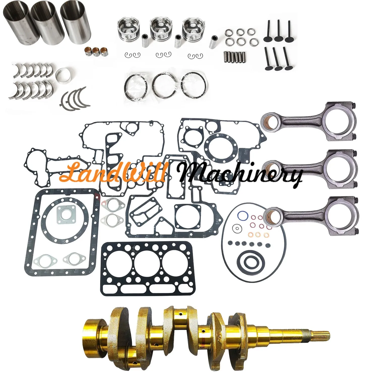 D1402 Overhaul Rebuild Kit Fits For Kubota Excavator KH91