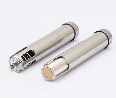 Stainless steel spring automatic moxibustion pusher warming moxibustion device moxibustion device