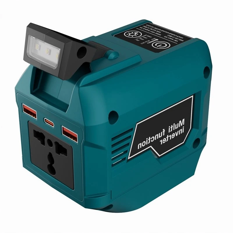 [newa08r】-250w-220v-portable-power-inverter-for-makita-18v-battery-dual-usb-c-fast-charging-emergency-power-for-jobsite