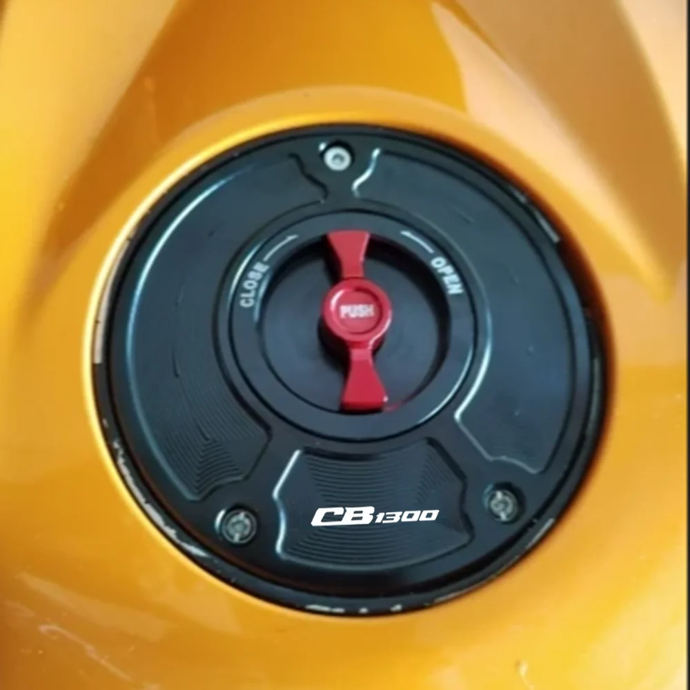 It is suitable for Honda CB1300 X4 ST 1300 modified aluminum alloy quick-remove fuel tank cap quick-lock quick-open gasoline cap