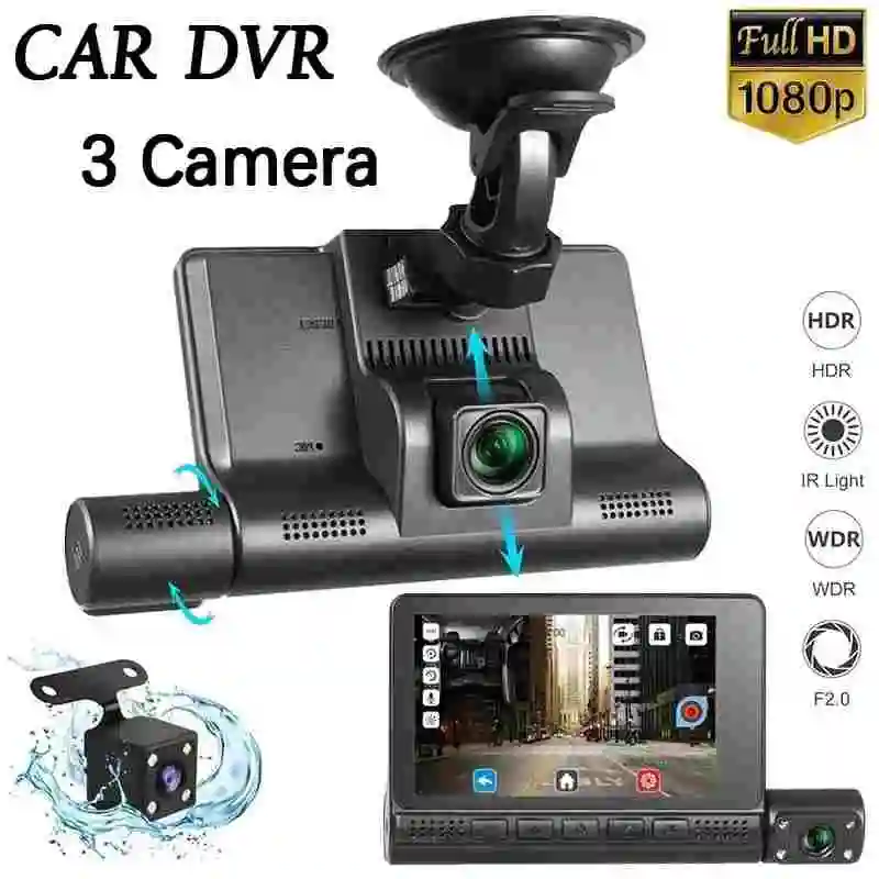 Cam for Cars Video Recorder HD 1080P Dashcam Camcorder 170 Degree Wide Angle Rearview Mirror With Rear Camera G-Sensor Car Dash